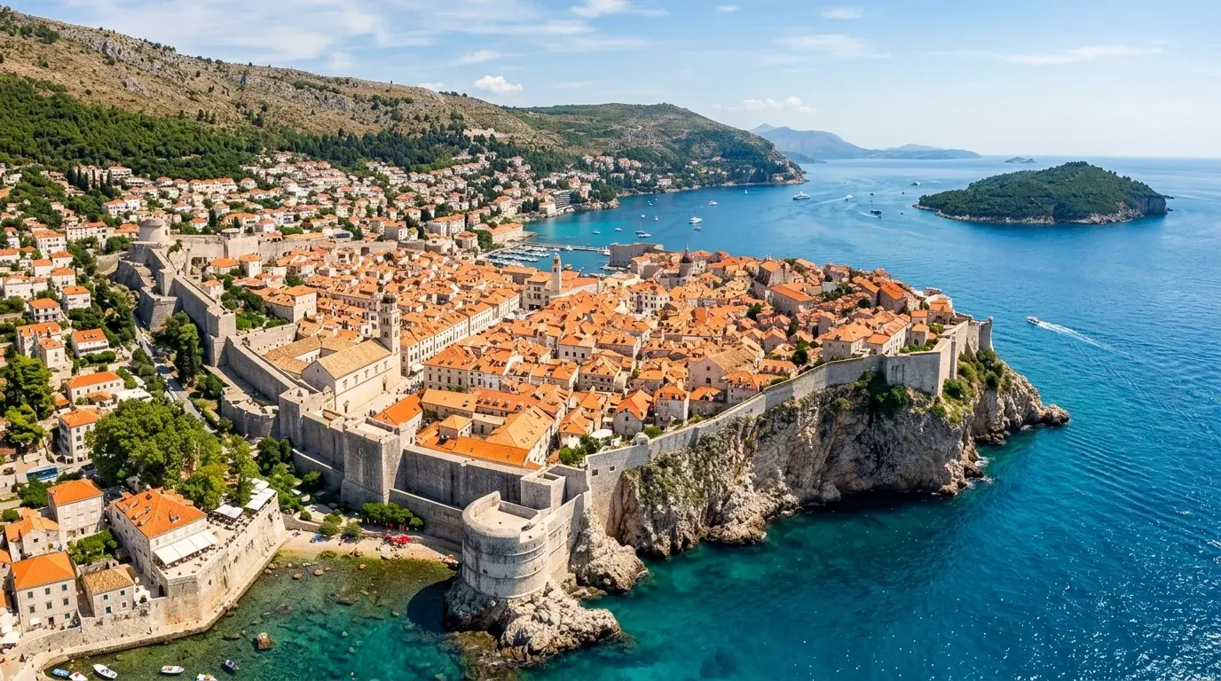 Best IPTV Croatia - Dubrovnik old town Adriatic coast